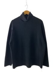 画像：ニット・セーター(厚手)/--/ポリエステル/BLK/無地/TT-KNIT-002-7G-DELTAPEAK