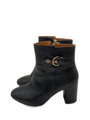 画像：ショートブーツ/US7.5/BLK/レザー/CC798
