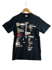 画像：Tシャツ/S/コットン/BLK/無地