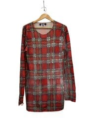 画像：ニット・セーター(薄手)/L/ウール/RED/1R-N004