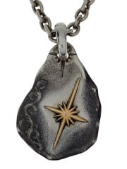 画像：ネックレス/SV925/SLV/トップ有/メンズ