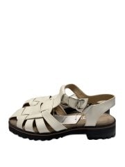 画像：サンダル/23cm/WHT/レザー