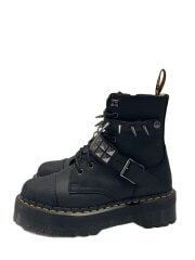 画像：レースアップブーツ/UK6/BLK/レザー