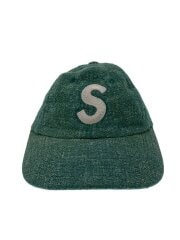 画像：S Logo/6-Panel/キャップ/--/コットン/GRN/メンズ