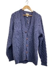 画像：カーディガン(厚手)/L/ウール/NVY