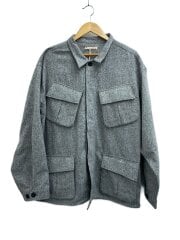 画像：wenzday/長袖シャツ/XL/コットン/GRY/wzd-s10-5010