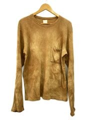 画像：長袖Tシャツ/L/コットン/BEG/k2103lc037