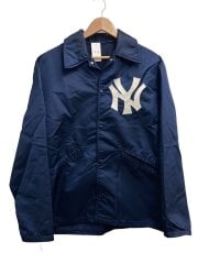 画像：ヤンキース/Official/コーチジャケット/ジャケット/NVY