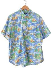 画像：RALPH LAUREN ラルフローレン/アロハシャツ/XL/コットン/BLU