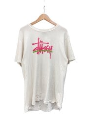 画像：Tシャツ/M/コットン/WHT