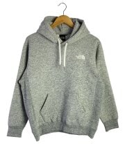 画像：BACK SQUARE LOGO HOODIE_バックスクエアロゴフーディ/S/コットン/GRY