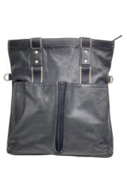 画像：ショルダーバッグ/レザー/BLK/F70558/角擦れ有