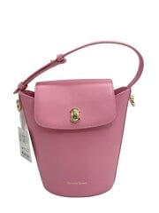 画像：ショルダーバッグ/レザー/PNK/無地/2410150473