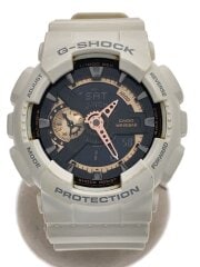 画像：クォーツ腕時計・G-SHOCK/デジアナ/WHT/WHT