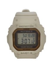 画像：ソーラー腕時計_BABY-G/デジタル/ラバー/WHT