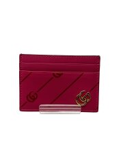 画像：カードケース_GGマーモント_GGストライプ/レザー/PNK/レディース