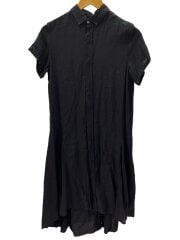 画像：フレア半袖シャツワンピース/2/--/BLK/YJ-D53-228