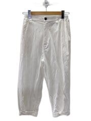 画像：ワイドパンツ/M/コットン/WHT