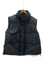 画像：ダウンベスト/FREE/ポリエステル/BLK/無地/210098045
