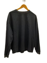 画像：長袖Tシャツ/46/コットン/NVY/無地/21FW-RECS-325//