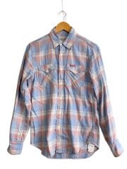 画像：長袖シャツ/M/コットン/マルチカラー/チェック/0241AH03