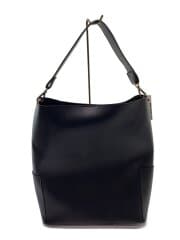 画像：トートバッグ/レザー/BLK/無地