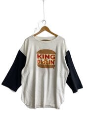 画像：recognize　/長袖Tシャツ/XL/コットン/WHT/プリント