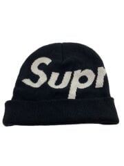 画像：BIG LOGO BEANIEIE/ニットキャップ/FREE/コットン/BLK/メンズ