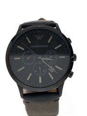 画像：クォーツ腕時計/アナログ/BLK/BLK/AR-2461