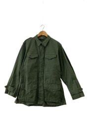 画像：ジャケット/--/コットン/KHK/無地