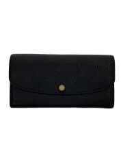 画像：ポルト・フォイユ・エミリー_モノグラム・アンプラント/牛革/BLK/レディース