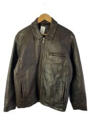 画像：ジャケット/M/レザー/BRW