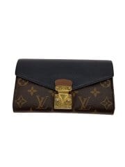 画像：ポルト・フォイユ・パラス_トリヨン_モノグラム・キャンバス/PVC/BRW/レディース