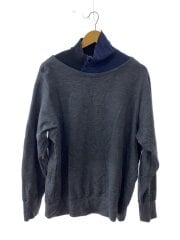 画像：ニット・セーター(薄手)/2/ウール/GRY/無地/21WCM-TO7205