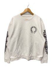 画像：Horseshoe Crewneck Sweatshirt/M/コットン/WHT