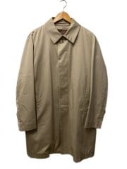 画像：キルティングライナーステンカラーコート/L/コットン/BEG/無地/4NB03-200-45