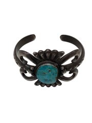 画像：Harrison・Bitsue ハリソン・ビソイ フォックス ターコイズ サンドキャスト バングル