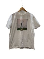 画像：Tシャツ/2021ss/honey/コットン/WHT/プリント//