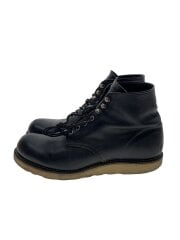 画像：クラシックプレーントゥブーツ/26.5cm/BLK/レザー/9070/エンジニアシューズ/ワークブーツ//