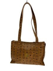 画像：トートバッグ/レザー/BRW/総柄