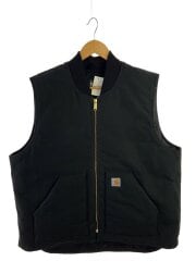 画像：ベスト/XL/コットン/BLK/OV001-M