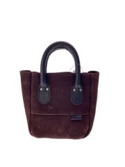 画像：ハンドバッグ/スウェード/BRW