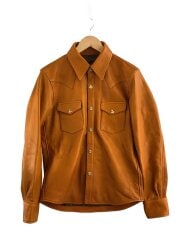 画像：STEER OIL WESTERN SHIRT/レザージャケット・ブルゾン/38/牛革/CML//
