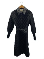 画像：キルティングコート/M/ナイロン/BLK/無地/20-020-210-0000-3-0