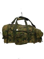 画像：ボストンバッグ/コットン/GRN/カモフラ