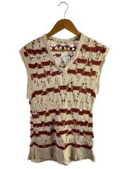 画像：KNITTED VEST/ベスト/44/ヘンプ/マルチカラー/M2223KZ