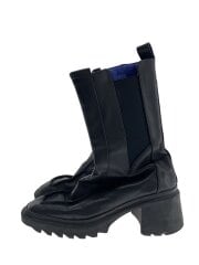 画像：サイドゴアブーツ/38/BLK/レザー