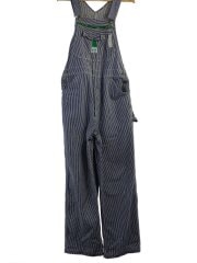 画像：オーバーオール/34/コットン/BLU/ストライプ//