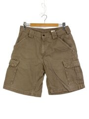 画像：ショートパンツ/34/コットン/BRW