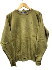 画像：RL/90s-/ニット・セーター(薄手)/M/ウール/KHK